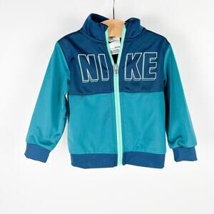 Nike Sportswear Zip Up Colorblock Track Suit‎ Blue Infant Size 18 months
